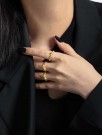 Purple Dis Cubic Zirconia Ring thumbnail