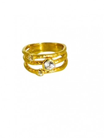 Silversand Trio Ring