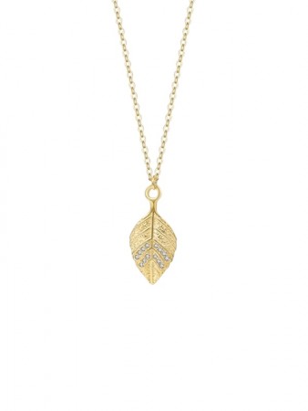 Golden Leaf Halskjede