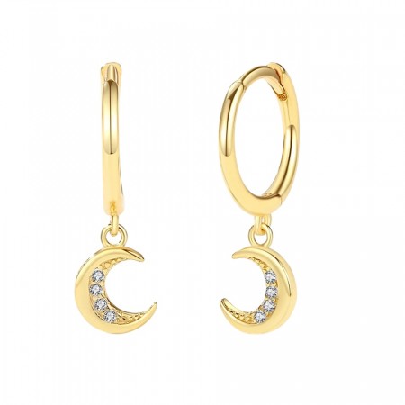 Moon Whisper Hoops Øredobber