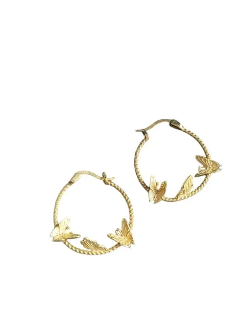 Gilded Wing Vintage Øredobber