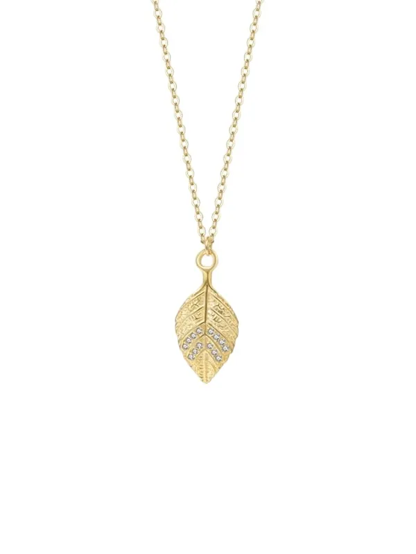 Golden Leaf Halskjede