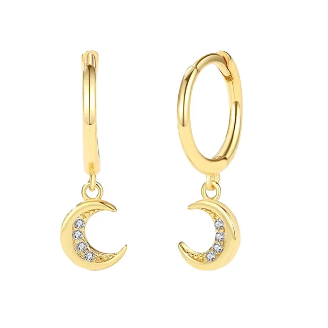 Moon Whisper Hoops Øredobber